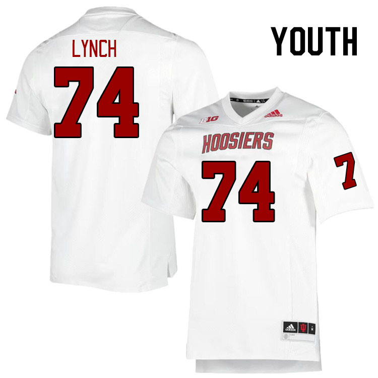 Youth #74 Bray Lynch Indiana Hoosiers College Football Jerseys Stitched-Retro